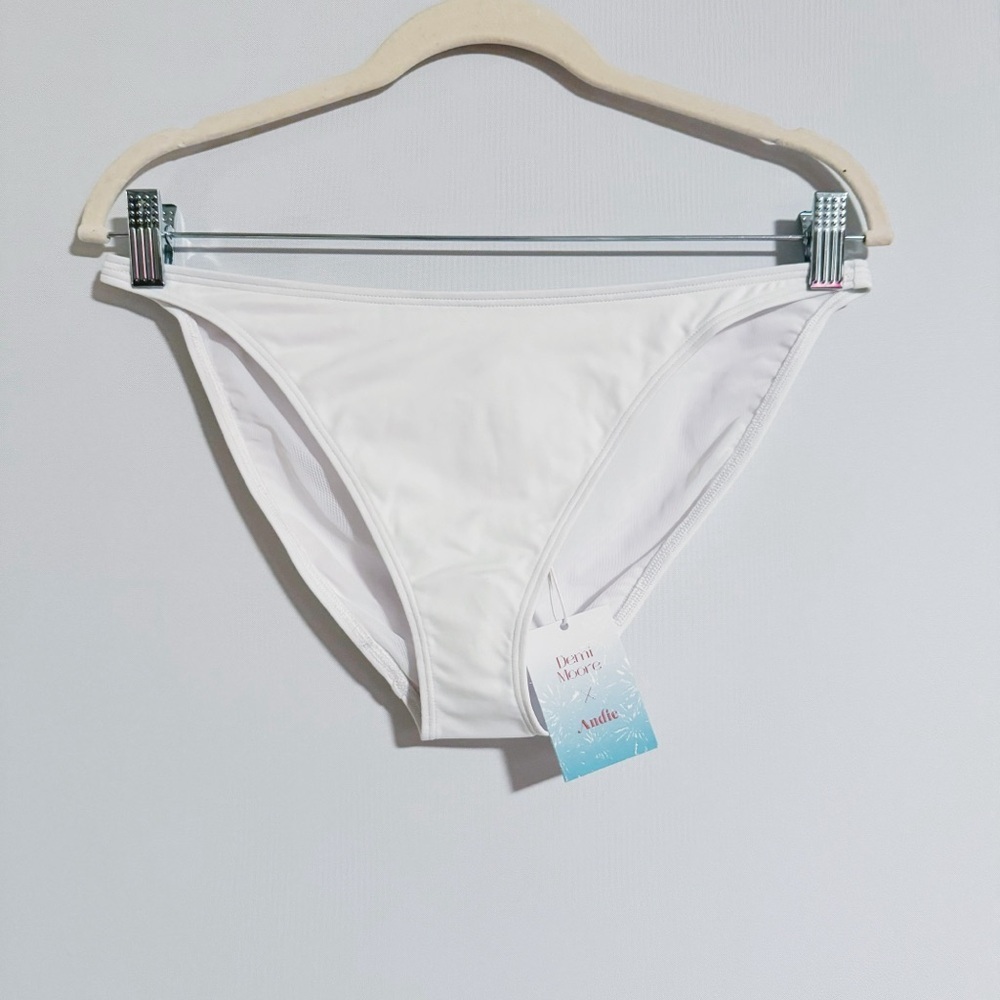 Andie - White The Tropez Bikini Bottom